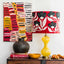 AD Daisy Velvet Drum Shade Rust 