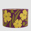 Poppy Velvet Drum Shade Purple Multi