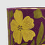 Poppy Velvet Drum Shade Purple Multi