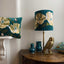 Wildflower Velvet Drum Shade Teal Multi