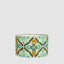 Mosaic Cottom Drum Shade Turquoise Multi - Pack of 4