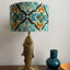 Mosaic Cottom Drum Shade Turquoise Multi - Pack of 4
