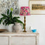 Poppy Velvet Tapered Shade Pink