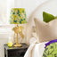 Poppy Velvet Tapered Shade Yellow