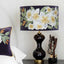 White Frangpani Drum Shade 40x25cm Plum