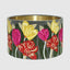 Lotus Flower Drum Shade 40x25cm Grey