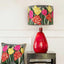 Lotus Flower Drum Shade 40x25cm Grey