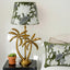 White Lotus Drum Shade 30x30m Green