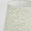 Coral Bay Block Print Tapered Shade Grey