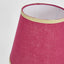 Audrey 100% Linen Tapered Shade Fuchsia