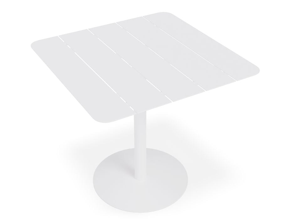 Roku Cafe Table - Outdoor - White - 75 x 75cm Table Top