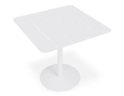 Roku Cafe Table - Outdoor - White - 75 x 75cm Table Top