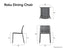 Roku Dining Chair - Outdoor - White