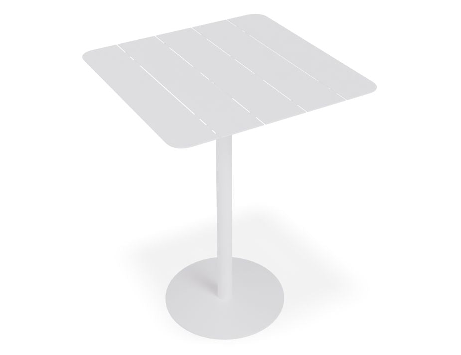 Roku High Bar Table - Outdoor - White - 65 x 65cm Table Top