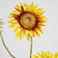 Sunflower Spray 87cm Yellow Brown