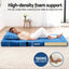 Artiss 2 Pack Folding Sofa Bed Armless Lounger Foam Floor Sofas Futons Couches
