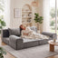Artiss 5-in-1 Convertible Sofa Bed Floor Mattress Modular Boneless Curved Couch