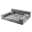 Artiss 5-in-1 Convertible Sofa Bed Floor Mattress Modular Boneless Curved Couch