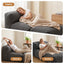 Foldable Bean Bag Sofa Bed Cloud Couch Boneless Floor Lounger Chair Grey