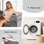 Convertible Folding Sofa Bed Pull Out Mattress Foldable Lounge Couch Grey
