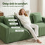Modular 3-Seater Sofa Bed Convertible Sectional Floor Couch with Deep Seat