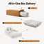 Sofa Bed Lounge Chair Recliner Couch Reading Chairs Sleeper Cloud Sofas Faux Fur Fabric