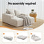 Sofa Bed Lounge Chair Recliner Couch Reading Chairs Sleeper Cloud Sofas Faux Fur Fabric