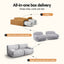 2 Seater Sofa Modular Sectional Sofas Couch Bed No Assembly Living Room Grey