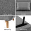 Sofa Bed 2 Seater Convertible Couch Recliner Lounge Chair Linen