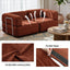 Convertible Folding Sofa Bed Orange