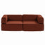 Convertible Folding Sofa Bed Orange