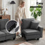 Modular Sectional U Shaped Storage Sofa Couches for Living Room Grey