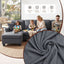 Modular Sectional U Shaped Storage Sofa Couches for Living Room Grey