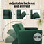 Sofa Bed 3 Seater Couch Convertible Lounge Adjustable Arm Recliner Velvet