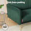 Sofa Bed 3 Seater Couch Convertible Lounge Adjustable Arm Recliner Velvet