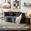 2 in 1 Convertible Compressed Sofa Bed, Folding Boneless Sofabed for Living Room ,Comfort Curved Sleeper Couch with High Density Sponge, Apartment Essentials, No Assembly, 2 Pillows, Grey