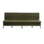 Sofa Bed, 1.9m 3-Seater Soft Innerspring Adjustable Couch Futon Chair for Apartment Dorm Living Room Office Study Bedroom, Green