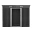 Giantz Garden Shed 2.38x1.31M w/Metal Base Sheds Outdoor Storage Tool Workshop Sliding Door