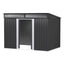 Giantz Garden Shed Outdoor Storage 2.60x1.95M Tool Sheds Workshop House Shelter