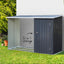 Giantz Garden Shed 2.49x1.04M Sheds Outdoor Tool Storage Workshop House Steel 2 in 1