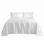 Giselle Queen 500TC Cotton 4Pcs Sheet Set with 40cm Extra Deep Pocket for Thick Mattresses Sateen Weave for Sweaty Nights White