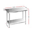 Cefito 1219x610mm Stainless Steel Kitchen Bench 430