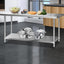 Cefito 1829x760mm Stainless Steel Kitchen Bench 430