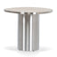 Nested Porcelain Coffee Table Table - Stainless Steel