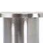 Nested Porcelain Coffee Table Table - Stainless Steel