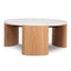 Nested Marble Coffee Table - Natural