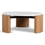 Nested Carrara Marble Coffee Table - Natural