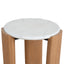 Nested Carrara Marble Coffee Table - Natural