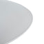 45cm Matte White Side Table - Travertine