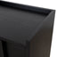 50cm Bedside Table - Black